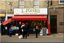 TL8783 : J.Jones, Butcher, Thetford, Norfolk by Peter Trimming
