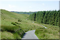 SN7353 : Moorland road to Llanddewi-Brefi, Ceredigion by Roger  D Kidd