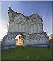 Thornton Abbey chapterhouse from the east