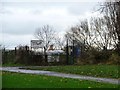 Entrance to Oakwood Lane allotments