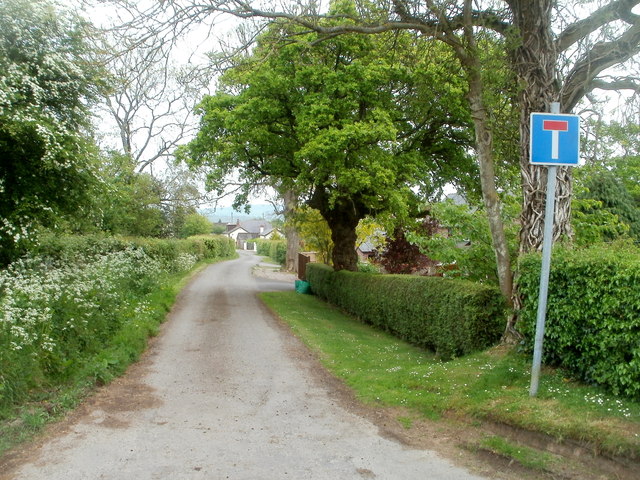 Western end of Cuckoo's Row, Raglan