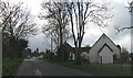 Entering Uckington from the north