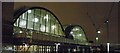 TQ3083 : The Northern portals of Kings Cross railway station at night by Steve  Fareham