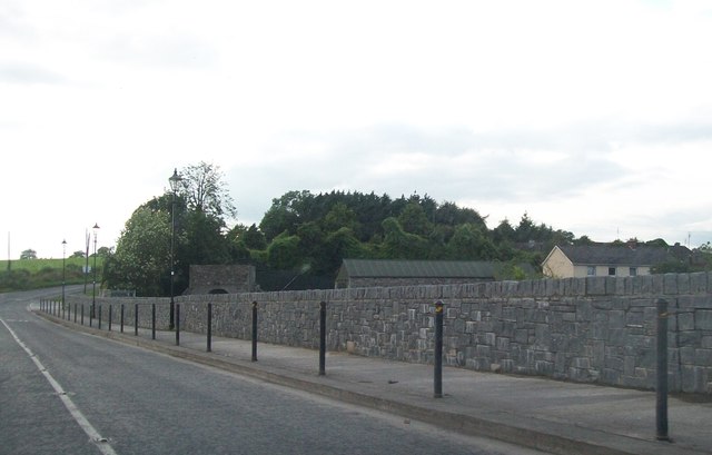 The R162 near Bridge Farm on the north side of the village of Nobber