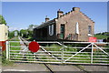 SE2389 : Wensleydale Railway track at Crakehall Station by Roger Templeman