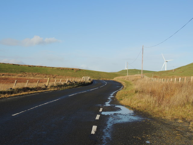 Road to Old Dailly near Penwhapple