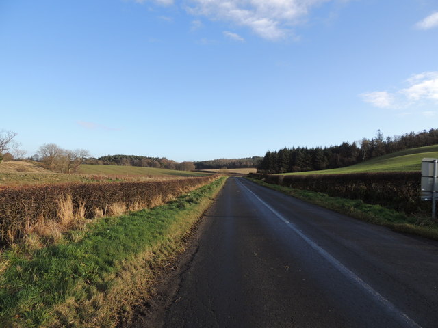 Road to Dailly near Old Dailly