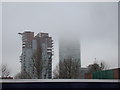 View of Clipper House and 3 Pan Peninsula Square from Millwall Dock