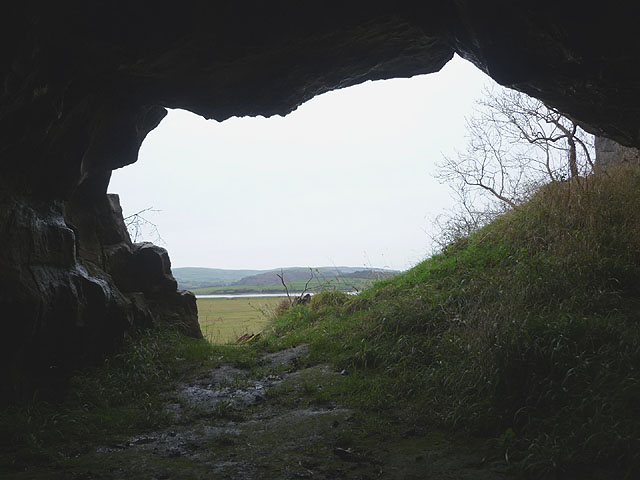 Looking out of Capeshead Cave