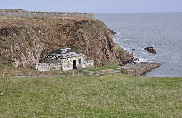 The former salmon fishing station at Wilkhaven