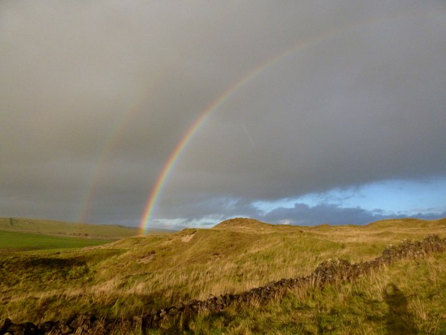 Double rainbow at Clear-the-Way Mine