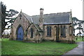 Barrow Cemetery chapel, front view