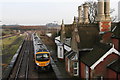 First train through Brocklesby Station