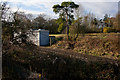 Railway electricity substation at Woodhams Farm