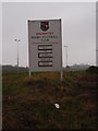 Sign board for Daventry RUFC