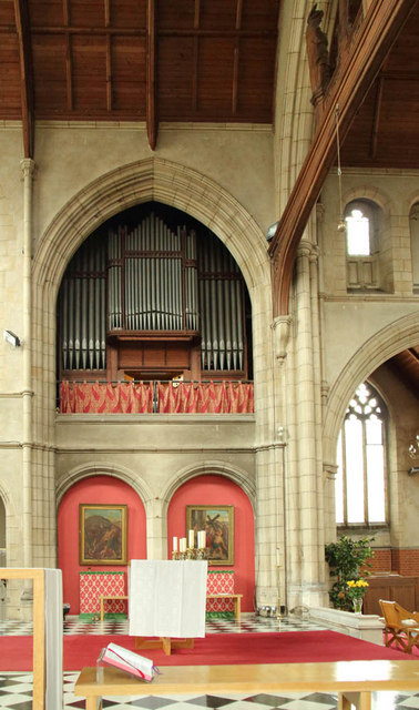 All Saints, Campbell Road - Organ loft