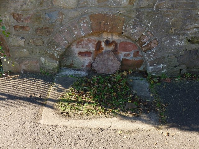 Remains of a drinking fountain