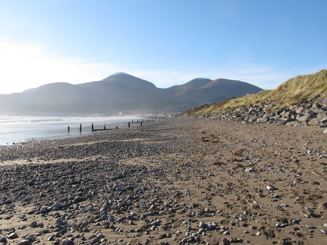 View south-west along Murlough Beach