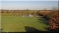 Flooded fields near South Marston