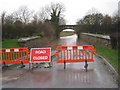 Flooded road - end of Plan A