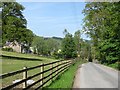 Road approaching Strathtay