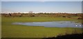 Flooded field by the Kenn