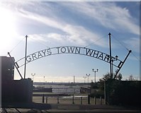 TQ6177 : Gray's Town Wharf by David Anstiss