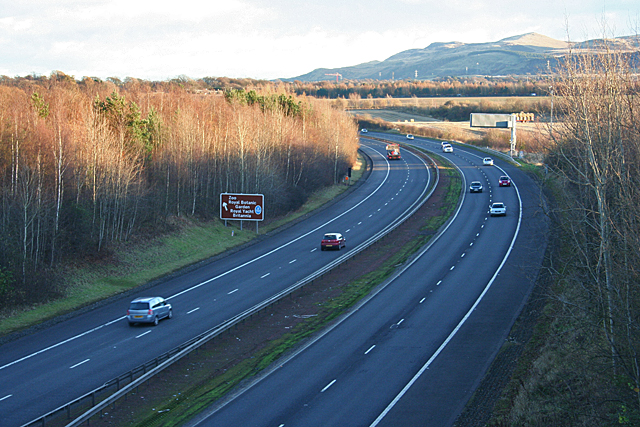 M8 Motorway © Anne Burgess :: Geograph Britain and Ireland