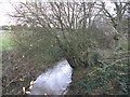 Burstow stream having passed under Smallfield Road