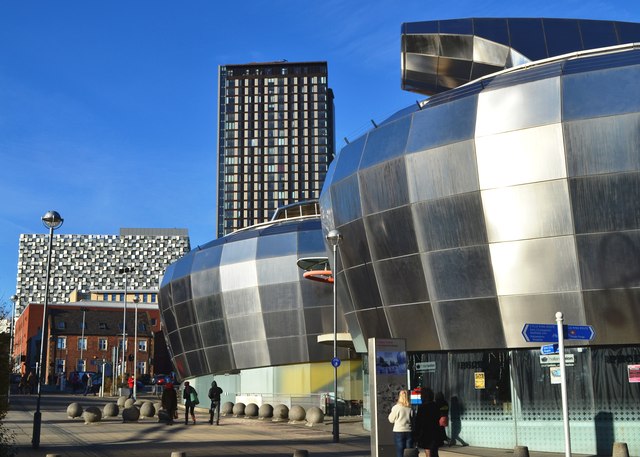 Modern buildings in Sheffield City Centre