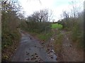 Stones carried by floodwater from Combe Hill