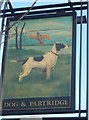 Dog and Partridge, Pub sign, North Stifford
