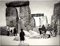 SU1242 : Stonehenge 1958 by Frank Parkes