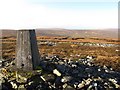NY6647 : Trig point on Grey Nag by Mike Quinn