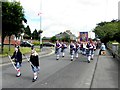 Ardbarron Pipe Band parading at Castlederg