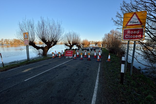 Road Closed - B1040, Whittlesey
