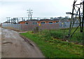 Southern edge of Ryeford electricity substation