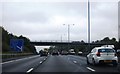 Footbridge across the M25