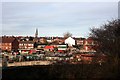 Allotments and pigeon lofts in Royston