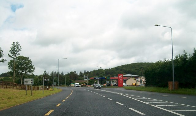 Total Service Station on the N15 at Laghy