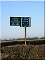 TL3160 : Lawn Farm/Lawn Farm Fishery sign by Geographer