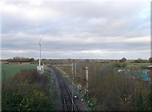TQ5882 : Railway to Upminster, South Ockendon by David Anstiss