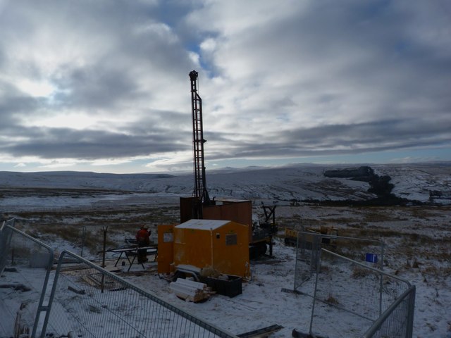 Drilling for Zinc above Nenthead