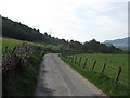 Minor road near Mains of Killichangie