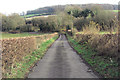 Vinnels Lane approaches dismantled railway crossing