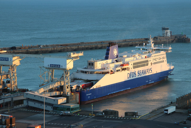 DFDS Seaways Ferry, Eastern Docks © Oast House Archive :: Geograph ...