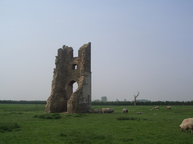 The ruins of Godwick church
