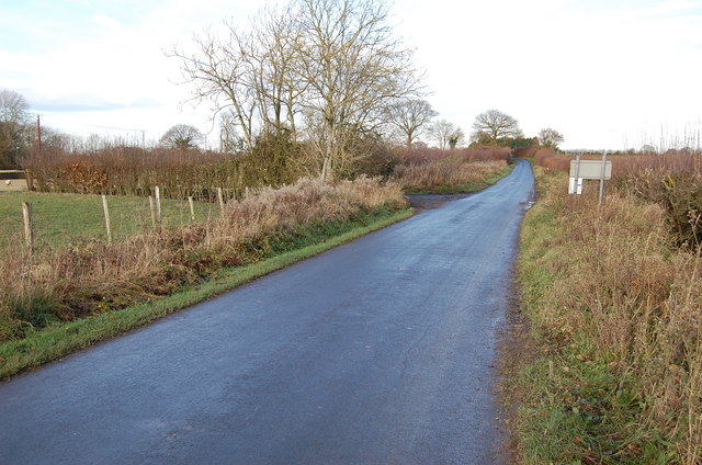 Unnamed lane near Horton Green