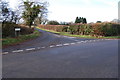 Junction of Swanton Lane and the road to Bilsington