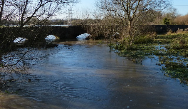 Flooding at the Packhorse Bridge